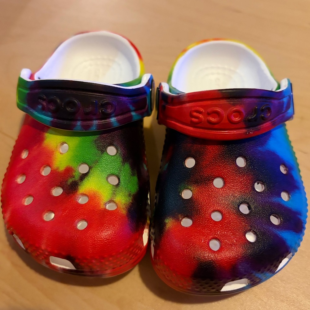 Tie Dye Toddler CROCS